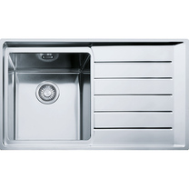 NEPTUNE PLUS NPX 611 INOX SATINATO
NEPTUNE PLUS NPX 611 INOX SATINATO lavello a incasso standard con bordo slim, composto da una vasca + gocciolatoio a destra