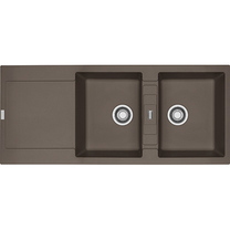 MRG 621 3 1/2" REV SPP TAUPE
MRG621 MARIS Evier Fragranit, 2 cuves, 1160x500mm, réversible,
vidage manuel, taupe, "FRANKE",