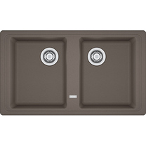 BFG 620 TAUPE MANU
BFG620 BASIS Evier FRAGRANIT , 2 cuves, 860x500mm, reversible,
vidage manuel, taupe, "FRANKE",