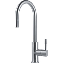 EOS DOCCIA INOX SATINATO
Tap, Eos, pull-out nozzle, side lever, high pressure, stainless steel,
G3/8" 350mm hose