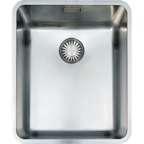 KUBUS 110.34 RVS ONDERBOUW
KBX 110 340x400x175mm, stainless steel brushed, integrated waste hole, 3 1/2", with waste kit, with hidden overflow, no tap hole,
fitting clips