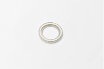 RIC rub anello di base nickel spazzolato