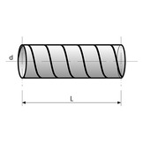 Tubo corrugato a spirale dia 125mm